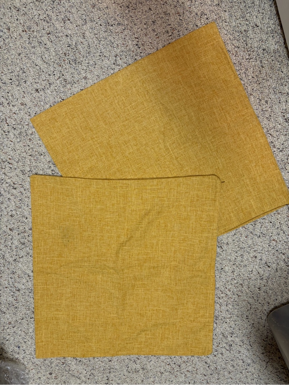 Textured Mustard Accent Pillow Cover - Set of 2